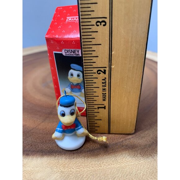 Donald Duck Disney Collectible Ornament By Schmid with Box 1980s - Picture 6 of 8